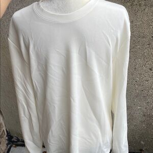 7 Diamonds Crisp White Long Sleeve Tee